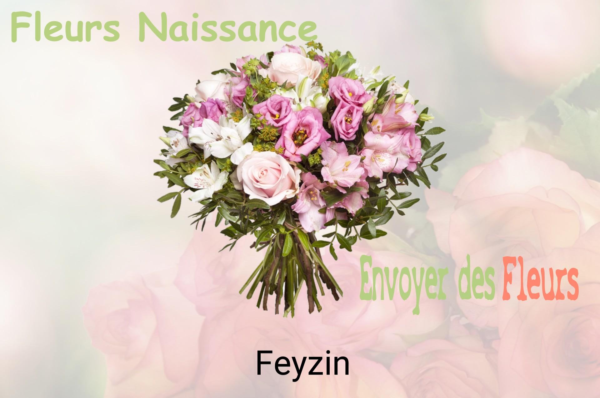 Bouquet de fleurs de naissance livré à Feyzin